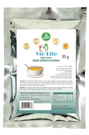 Vie Life Düşük Proteinli Sebze Çorbası Karışımı 20 Gram