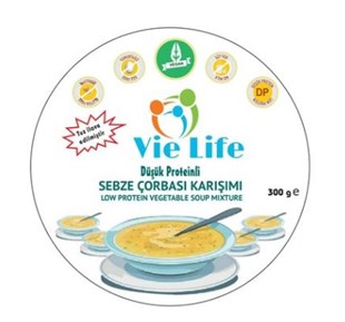 Vie Life Düşük Proteinli Sebze Çorbası Karışımı 300g